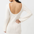 Load image into Gallery viewer, CHARLIZE LONG SLEEVE KNIT MINI DRESS