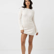 Load image into Gallery viewer, CHARLIZE LONG SLEEVE KNIT MINI DRESS