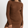 Load image into Gallery viewer, CHARLIZE LONG SLEEVE KNIT DRESS
