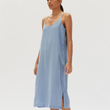 Load image into Gallery viewer, LINEN SLIP DRESS POOL