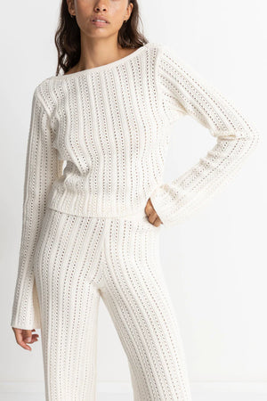 CHARLIZE KNIT LONG SLEEVE TOP