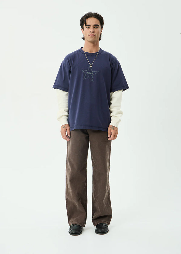 CHAINS HEAVYWEIGHT LAYERED WAFFLE L/S TEE