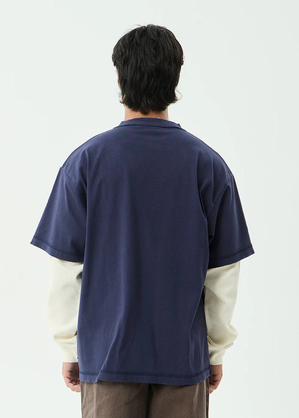 CHAINS HEAVYWEIGHT LAYERED WAFFLE L/S TEE