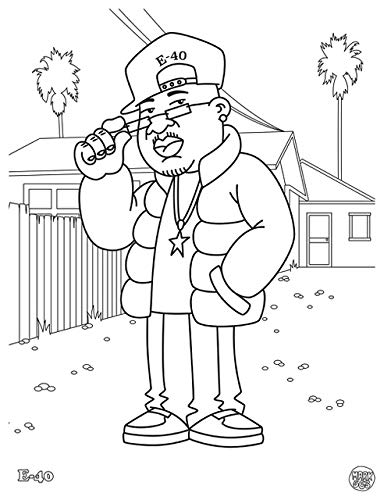 HIP HOP COLOURING BOOK