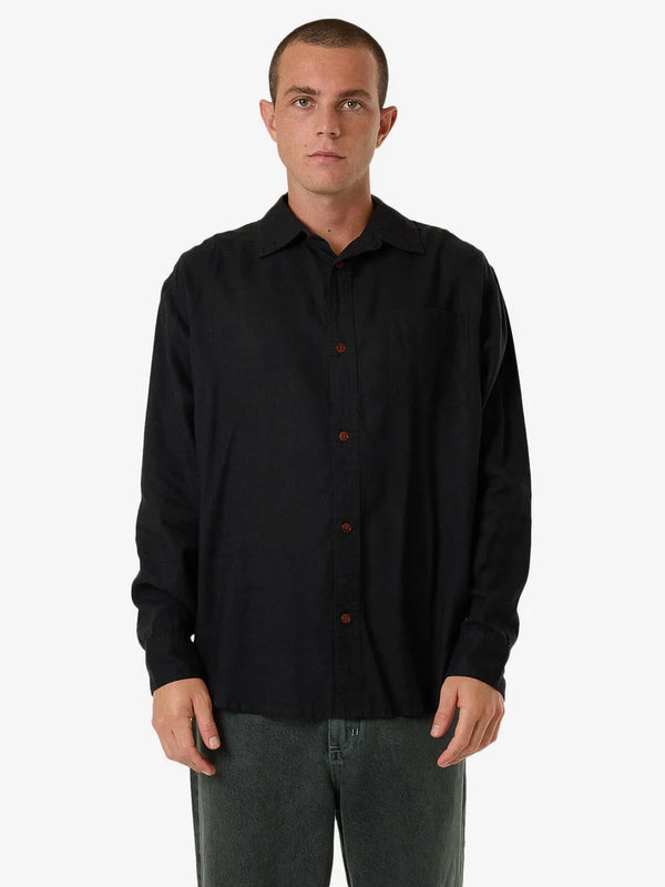 HEMP MINIMAL THRILLS OVERSIZE LONG SLEEVE SHIRT 25