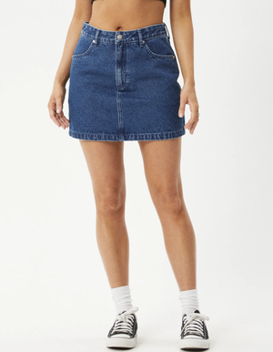 GEORGIA HEMP DENIM SKIRT