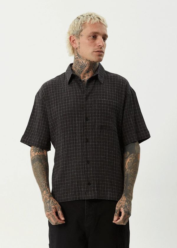 DUSK SEERSUCKER CHECK SHIRT