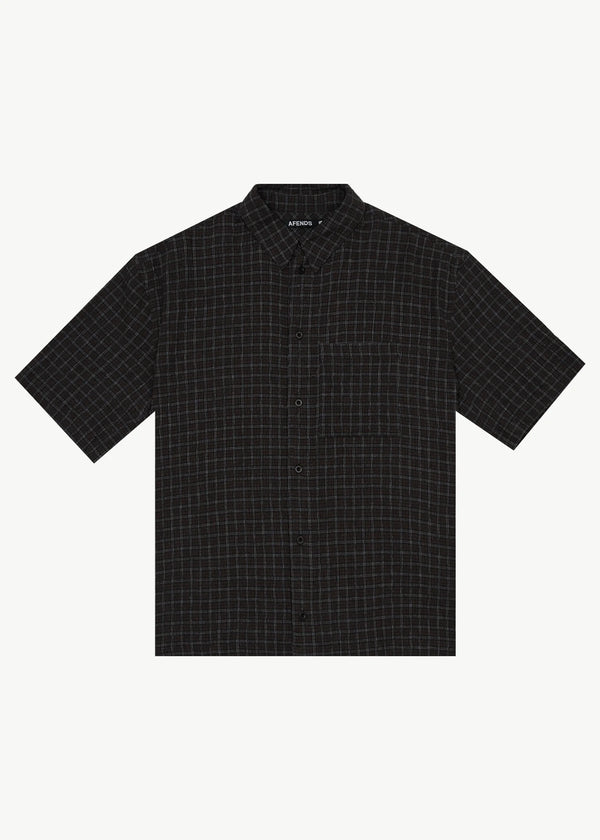 DUSK SEERSUCKER CHECK SHIRT