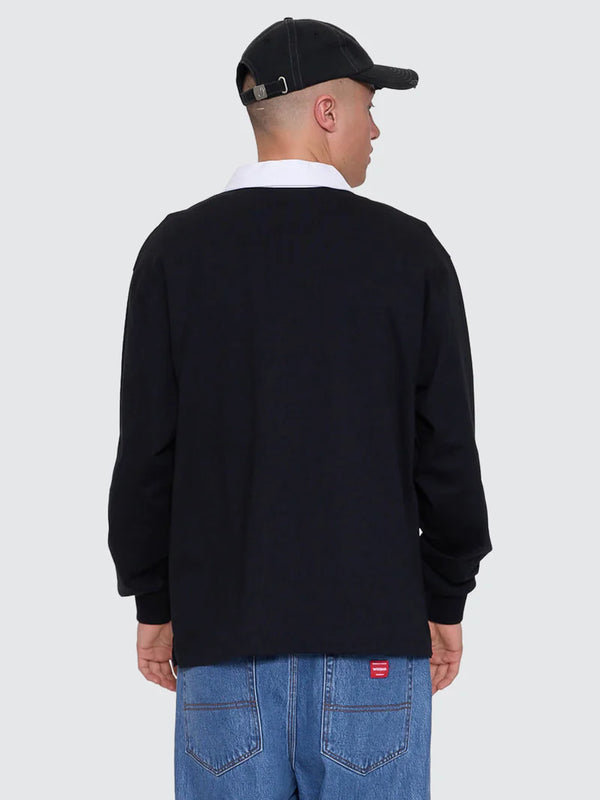 LASER LONG SLEEVE RUGBY POLO