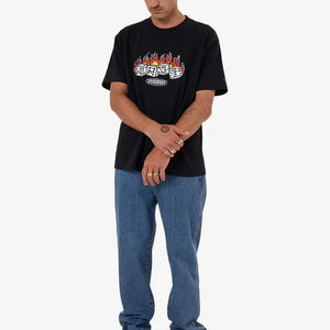 SNAKE EYES EMBRO TEE BLACK