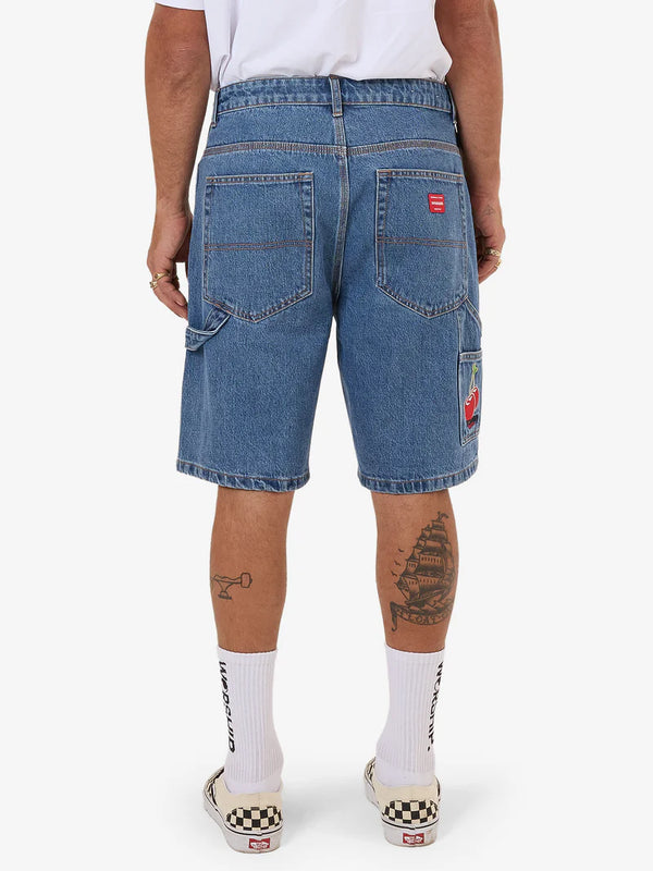 GLAZED AND CONFUSED CARPENTER JEAN SHORT