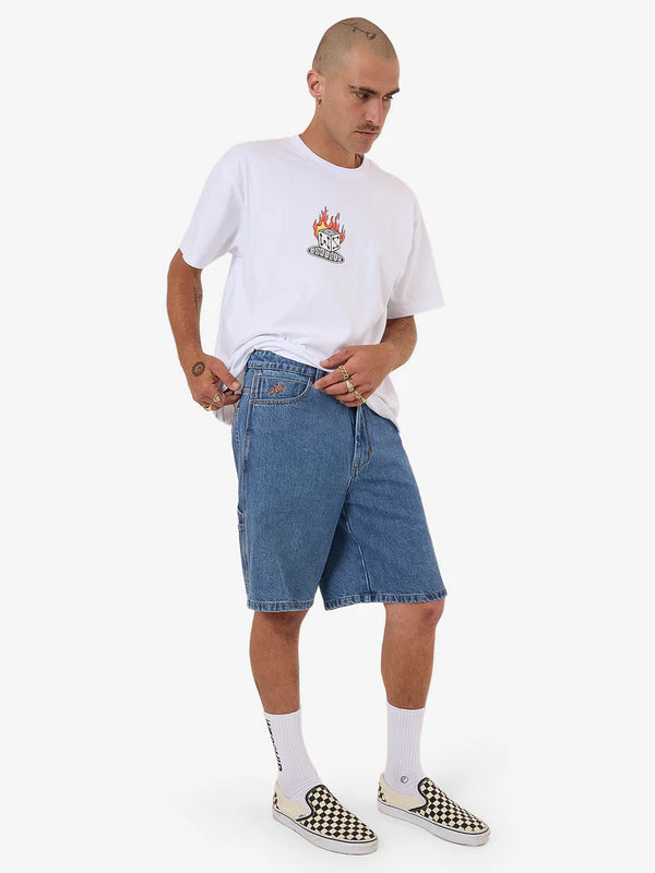 GLAZED AND CONFUSED CARPENTER JEAN SHORT