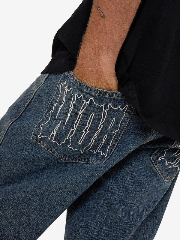 LOGORAMA BIG DAWG JEAN SHORT
