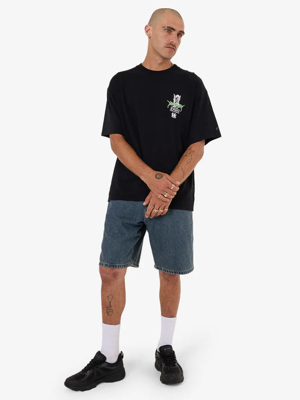 LOGORAMA BIG DAWG JEAN SHORT