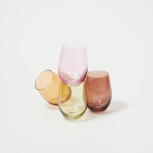 STEMLESS GLASS TUMBLERS