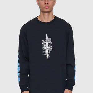 NIGHT PETAL OVERSIZE L/S TEE