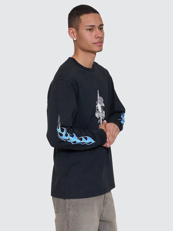 NIGHT PETAL OVERSIZE L/S TEE