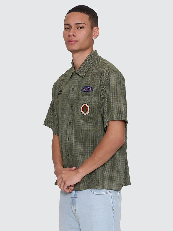 AGAINST ALL ODDS CROPPED S/S WORK SHIRT