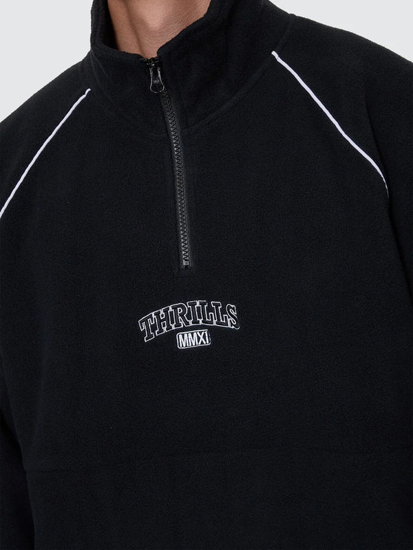 THRILL OF VICTORY RAGLAN QUATER ZIP POLAR FLEECE