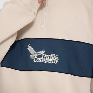 BETWEEN CHAOS & CALM QUARTER ZIP FLEECE