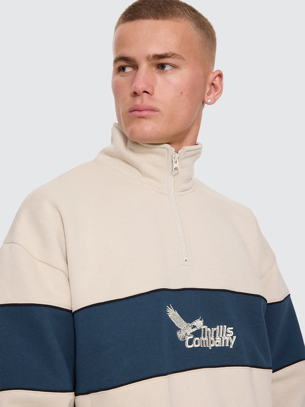 BETWEEN CHAOS & CALM QUARTER ZIP FLEECE