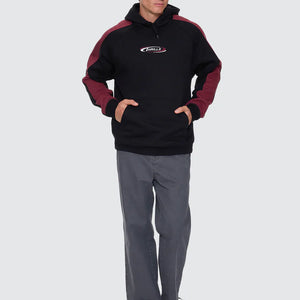 SPECTRAL RAGLAN PANEL CROPPED HOOD