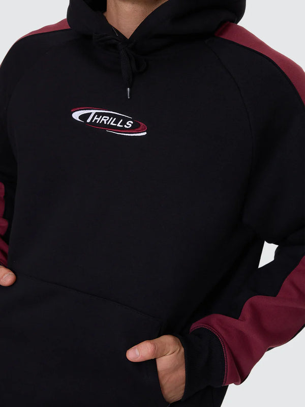 SPECTRAL RAGLAN PANEL CROPPED HOOD