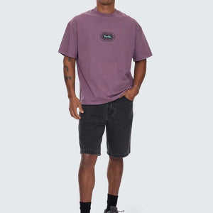 MID SLACKER RELAXED LONG DENIM SHORT