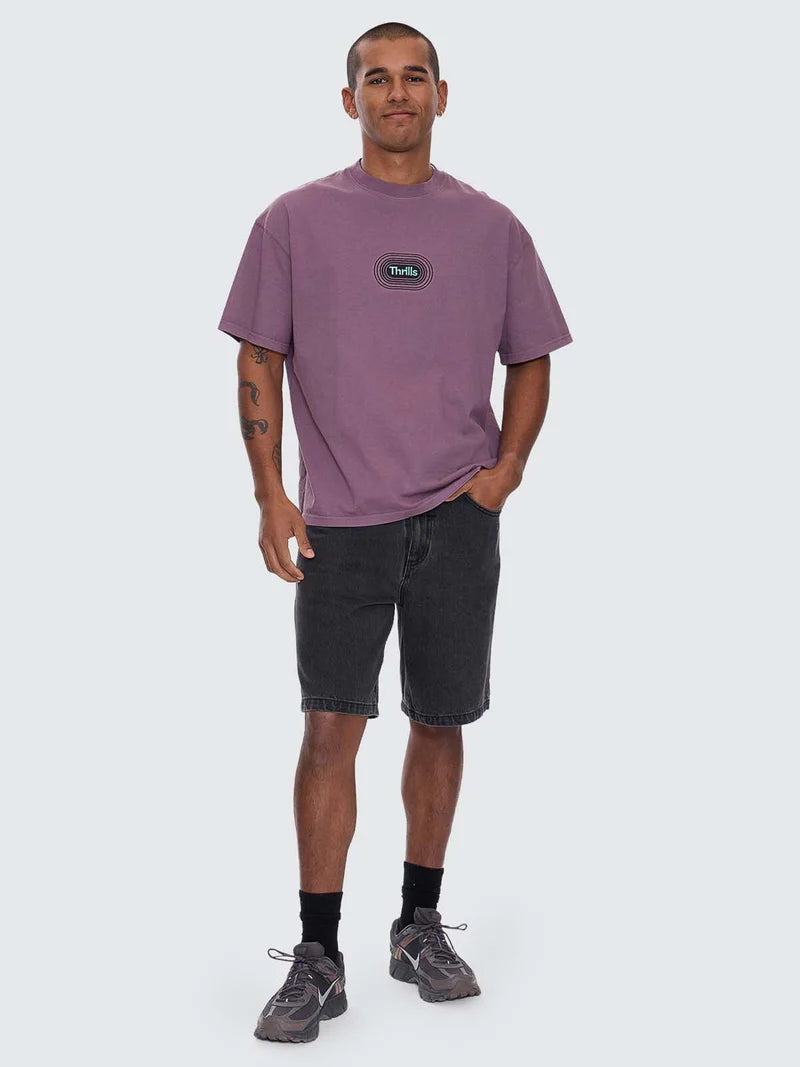 MID SLACKER RELAXED LONG DENIM SHORT – Glass Ave