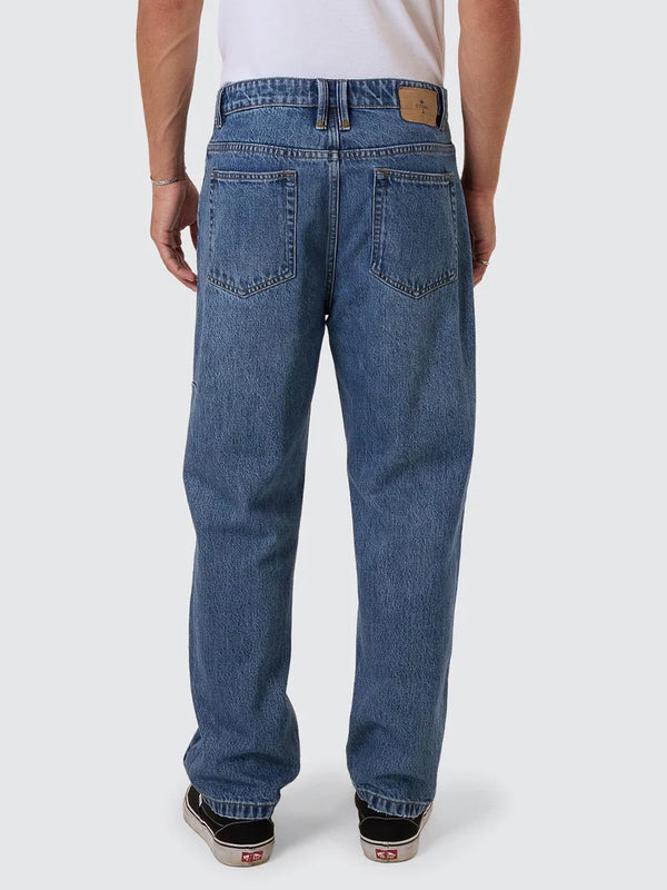 SLACKER DENIM JEAN STONED BLUE