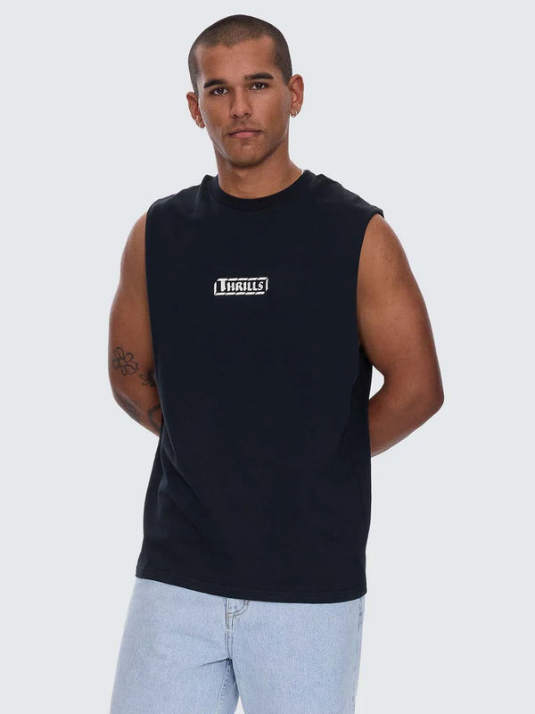 CALM STATE EMBRO BOX FIT MUSCLE TEE