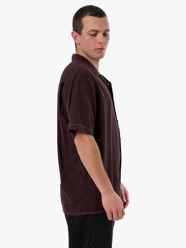 HEMP MINIMAL THRILLS BOWLING SHIRT 25