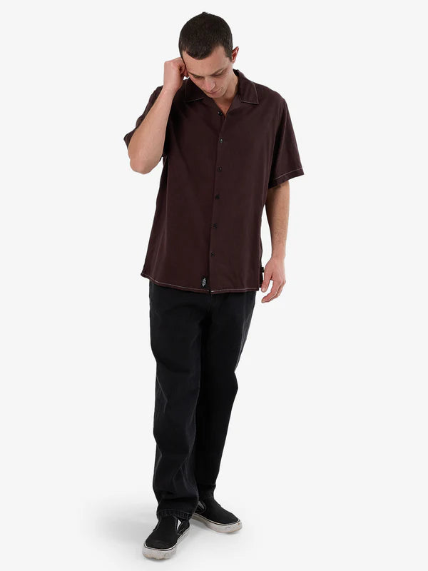 HEMP MINIMAL THRILLS BOWLING SHIRT 25