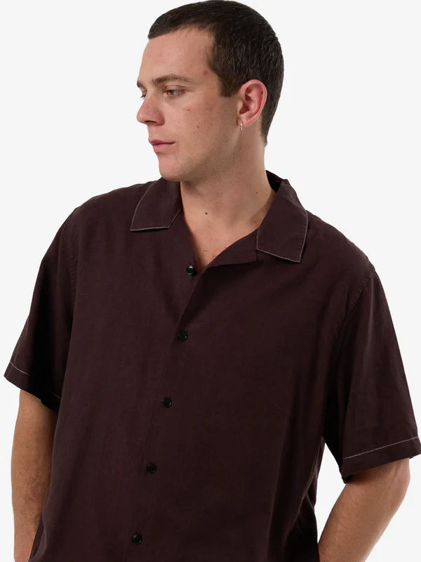 HEMP MINIMAL THRILLS BOWLING SHIRT 25