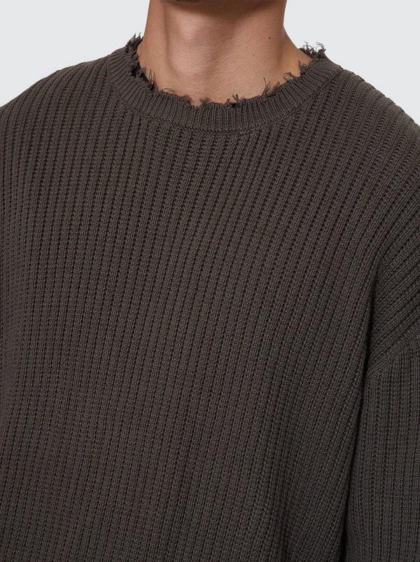 ROSE BRIGADE BOX CREW CROP KNIT