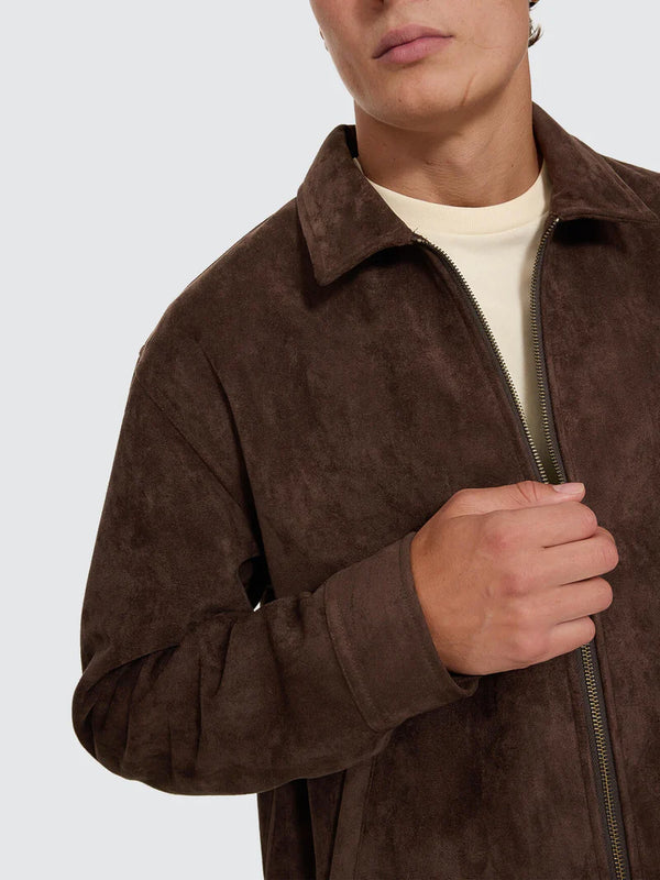 DON'T BOTHER ME SUEDE WORK JACKET