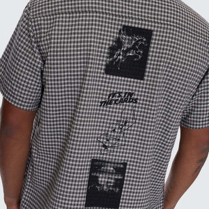 IT'S IN THE CARDS SHORT SLEEVE CROPPED SHIRT