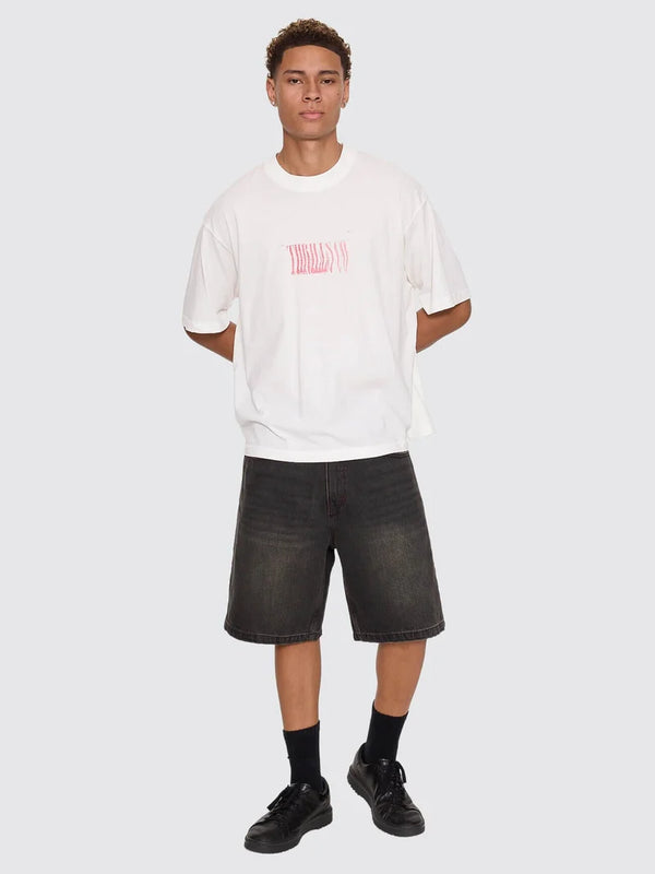 CHAOTIC INTERVENTIONS OVERSIZE BOX CROP TEE