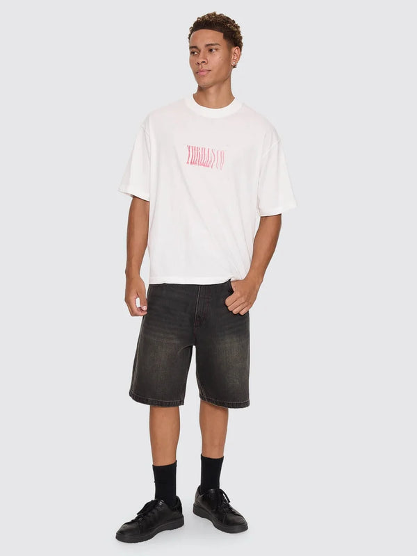 CHAOTIC INTERVENTIONS OVERSIZE BOX CROP TEE