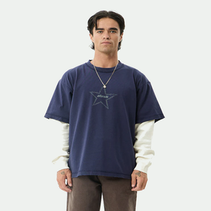 CHAINS HEAVYWEIGHT LAYERED WAFFLE L/S TEE