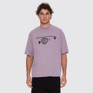 NO CLUE BOX CROP TEE