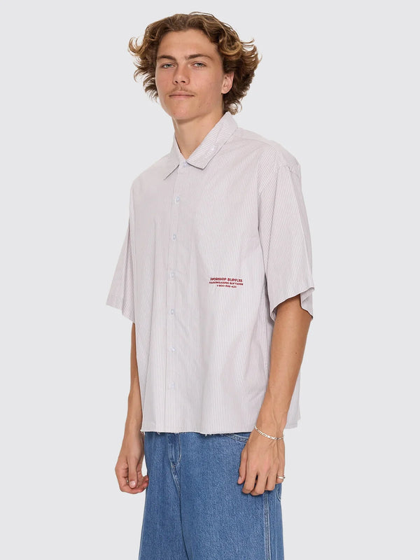 DATA POINT BOX CROP SHORT SLEEVE SHIRT