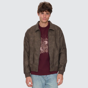 DEEP IN THE HEART OF BYRON LEATHER WORK JACKET