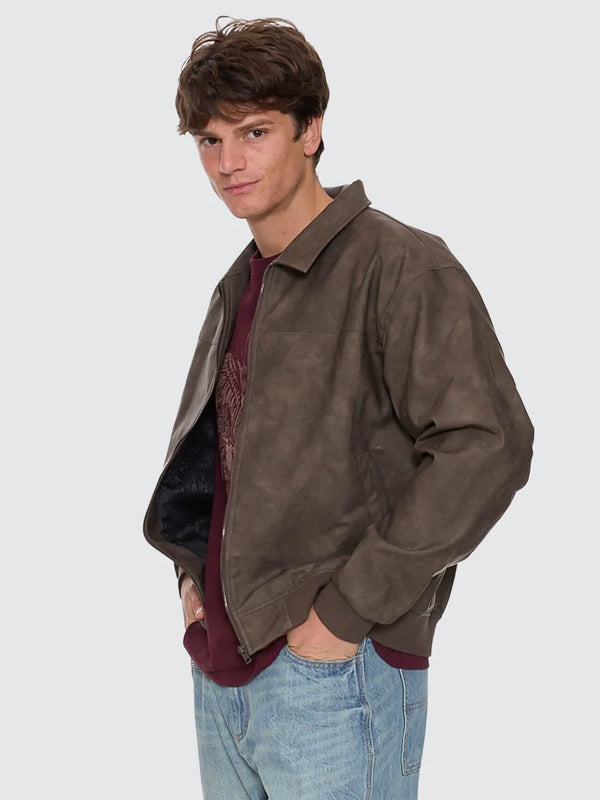 DEEP IN THE HEART OF BYRON LEATHER WORK JACKET