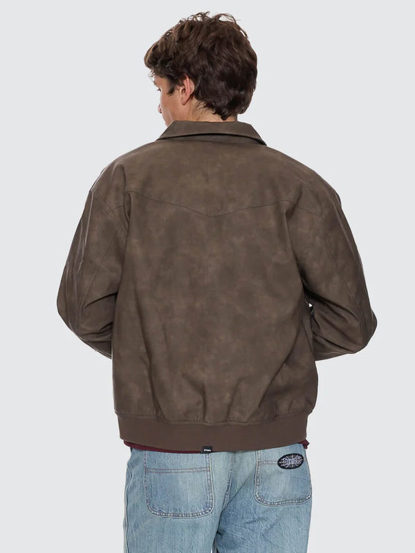 DEEP IN THE HEART OF BYRON LEATHER WORK JACKET