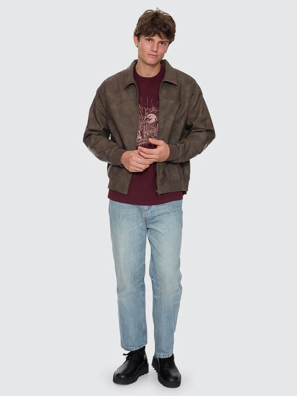 DEEP IN THE HEART OF BYRON LEATHER WORK JACKET