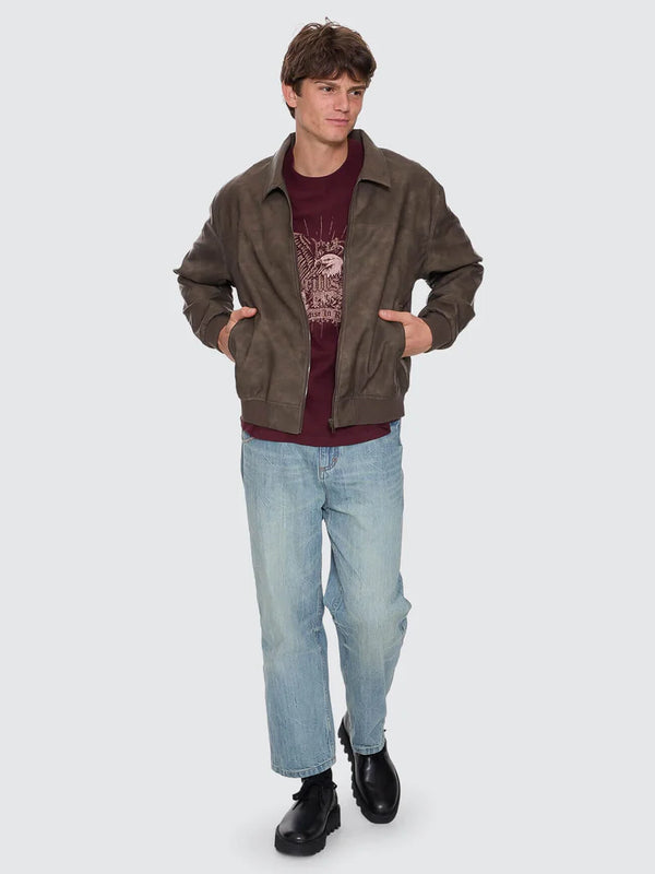 DEEP IN THE HEART OF BYRON LEATHER WORK JACKET