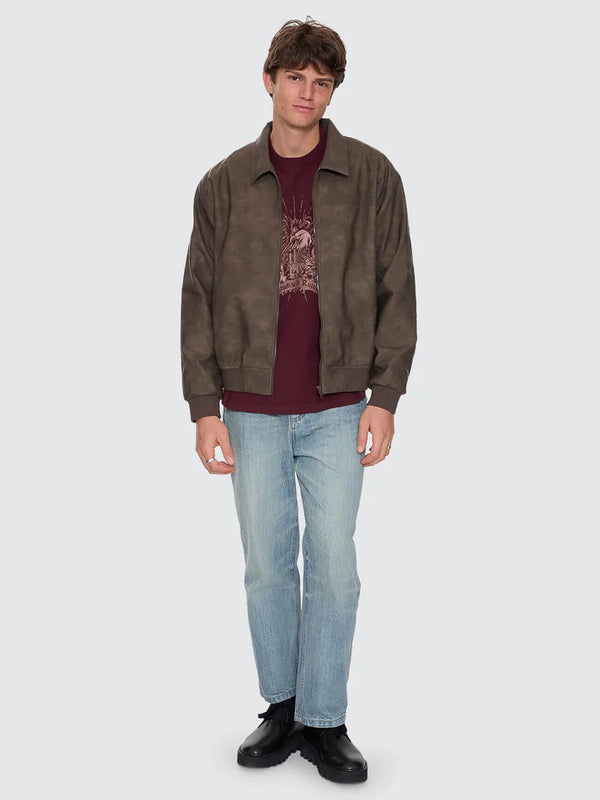 DEEP IN THE HEART OF BYRON LEATHER WORK JACKET