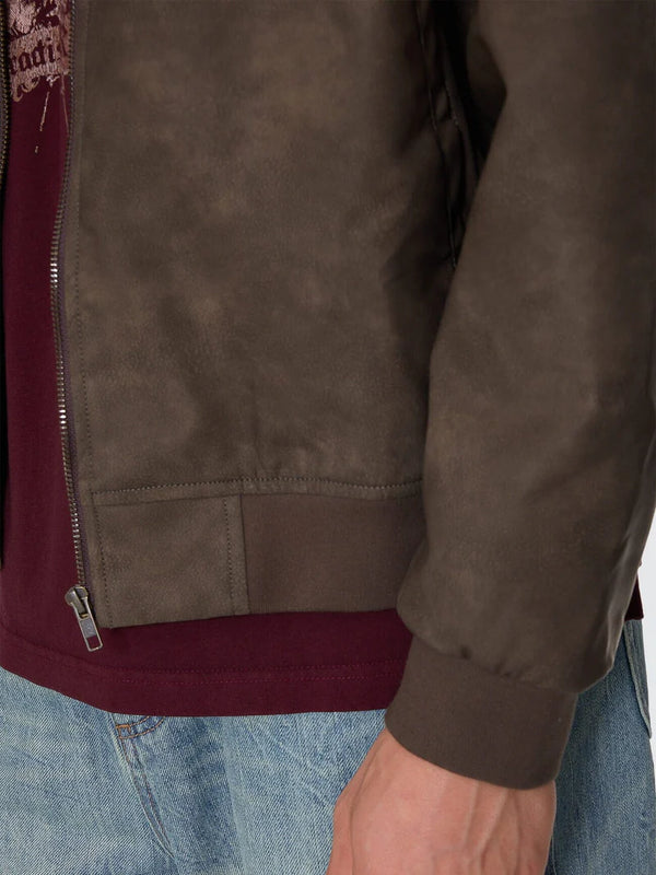 DEEP IN THE HEART OF BYRON LEATHER WORK JACKET