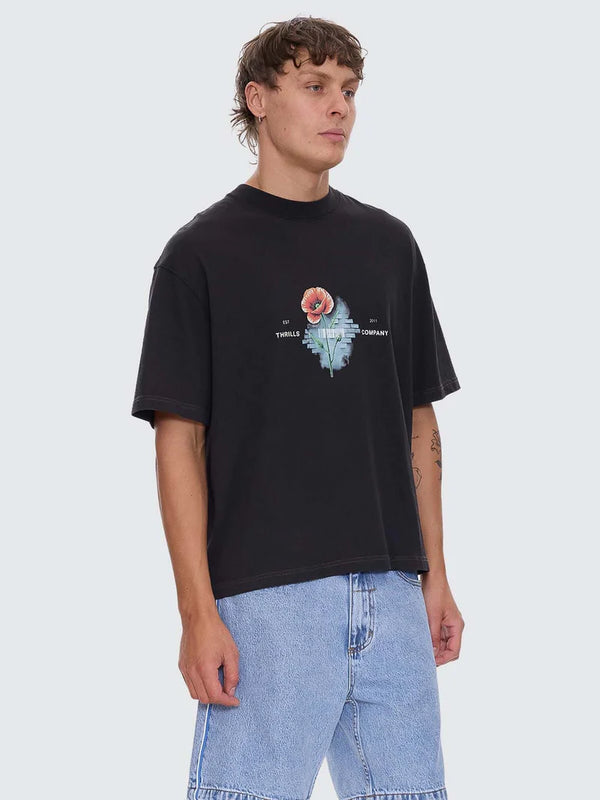 DEADLY POPULAR BOX FIT OVERSIZE CROPPED TEE